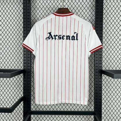 Camisa Arsenal 2025/26 Baseball - Torcedor Masculina - Branca