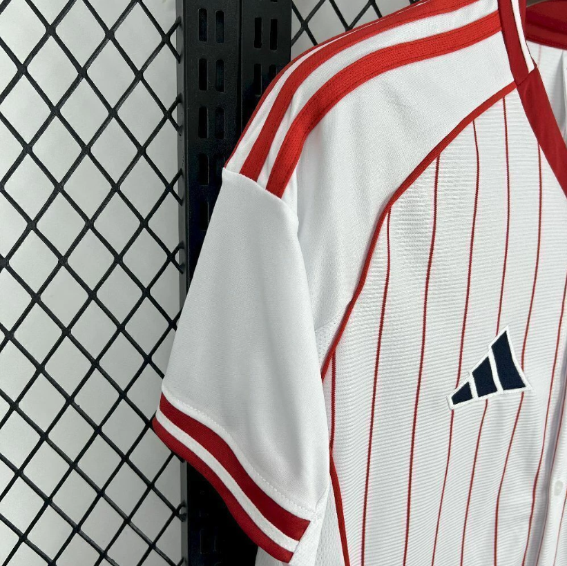 Camisa Arsenal 2025/26 Baseball - Torcedor Masculina - Branca