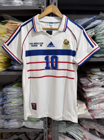 Camisa França Away (2) 1998 Retrô Masculina