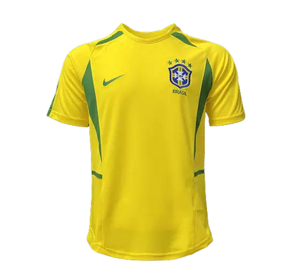 Camisa Seleção Brasil Retro 2002 I Amarela