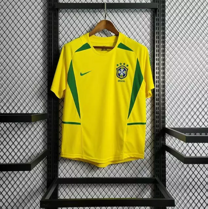 Camisa Seleção Brasil Retro 2002 I Amarela